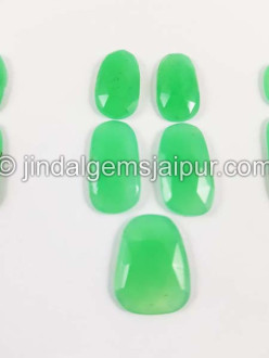 Chrysoprase Rose Cut Slices